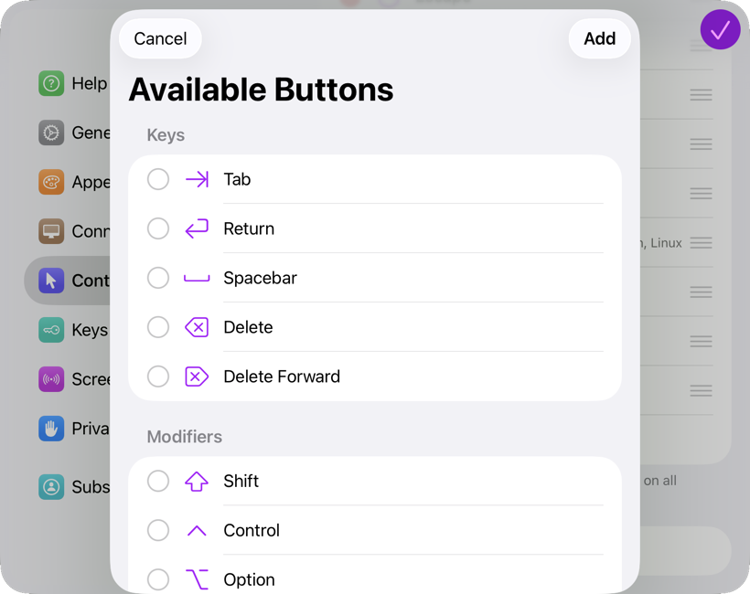 Cust Toolbar Available Buttons