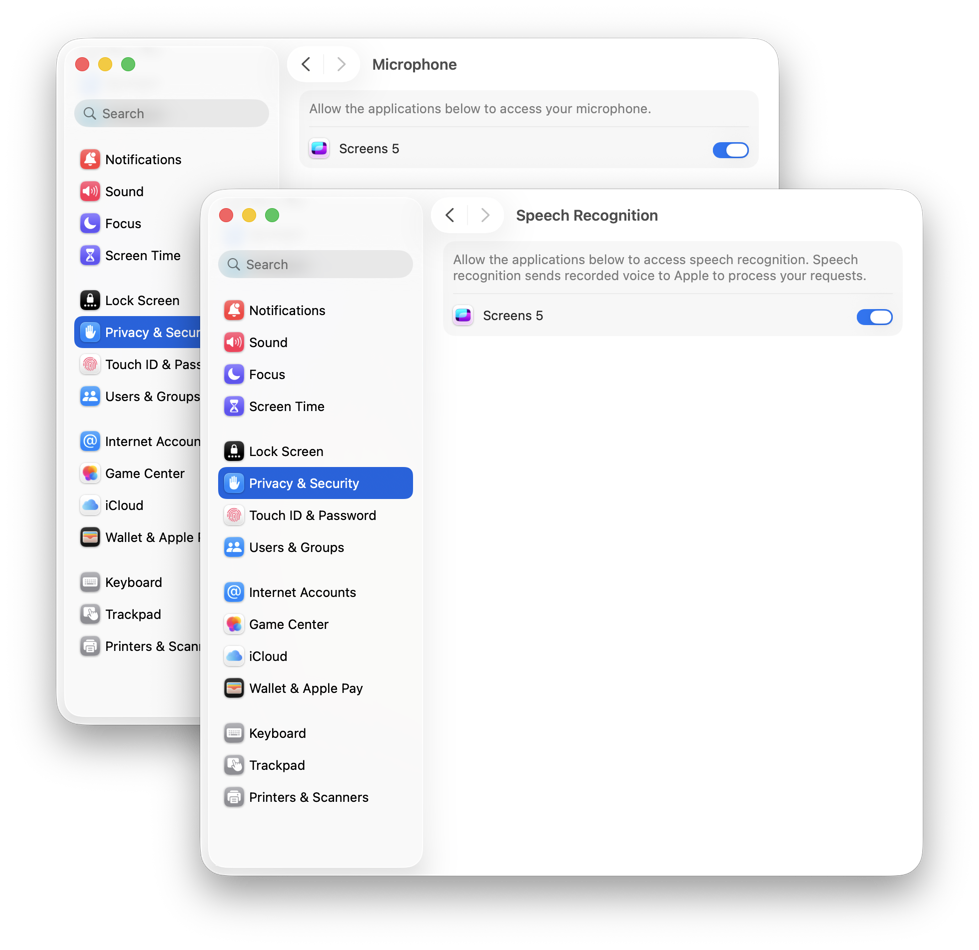 Dictatierechten Mac