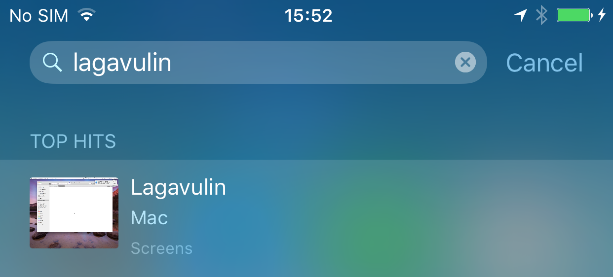 S4 Ios Spotlight Search