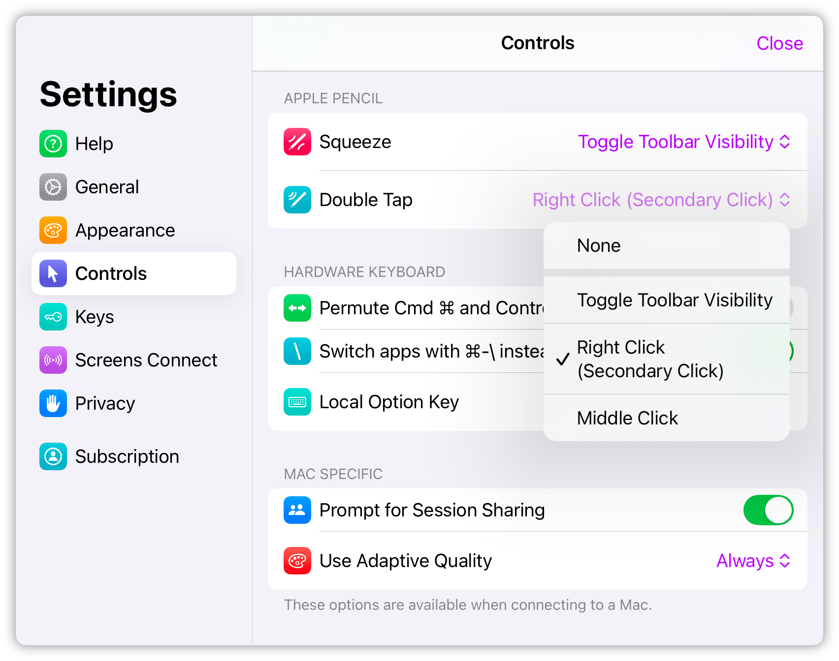 S5 Ipad Apple Pencil Settings