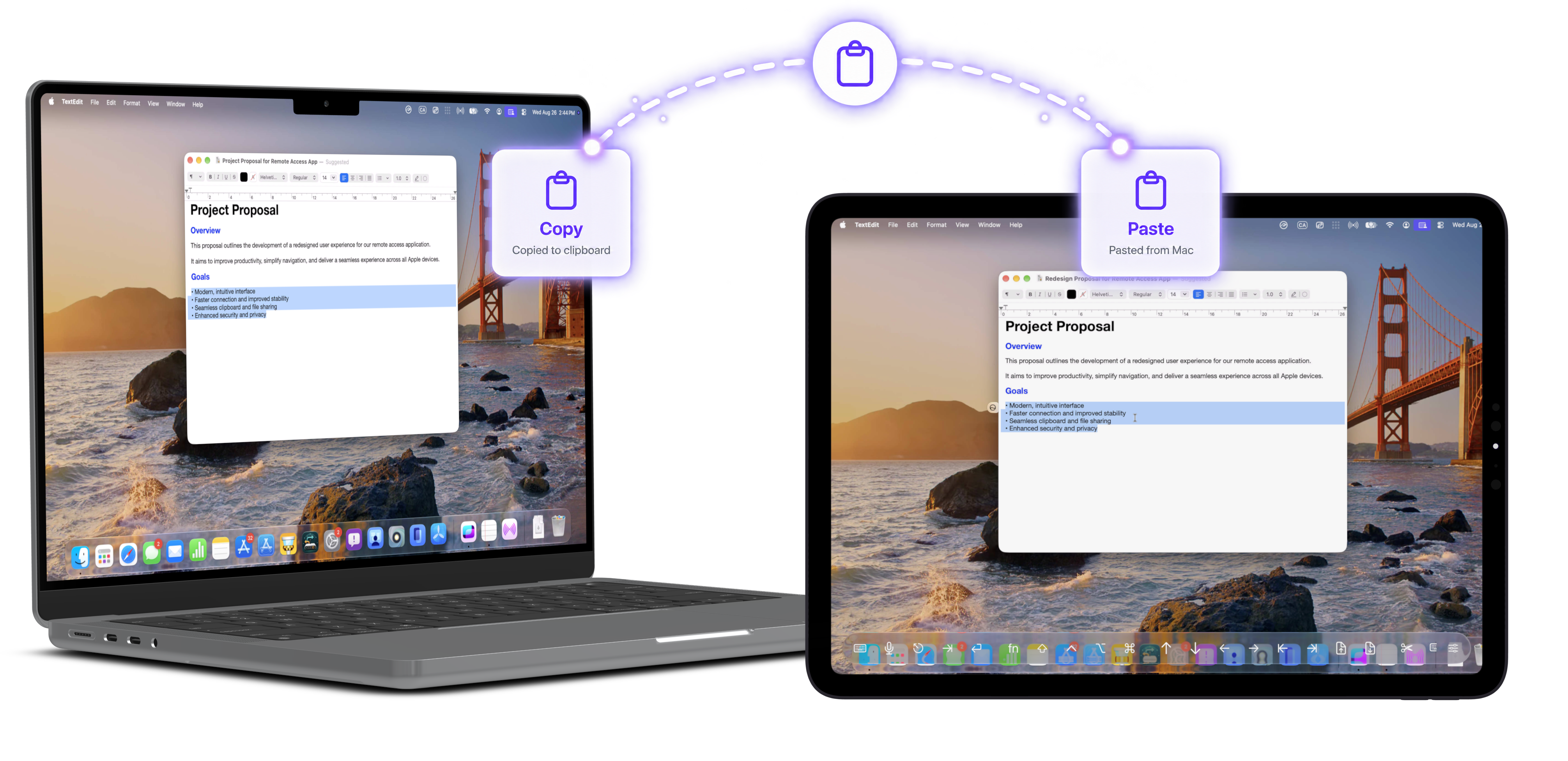 Screens'de pano paylaşımı